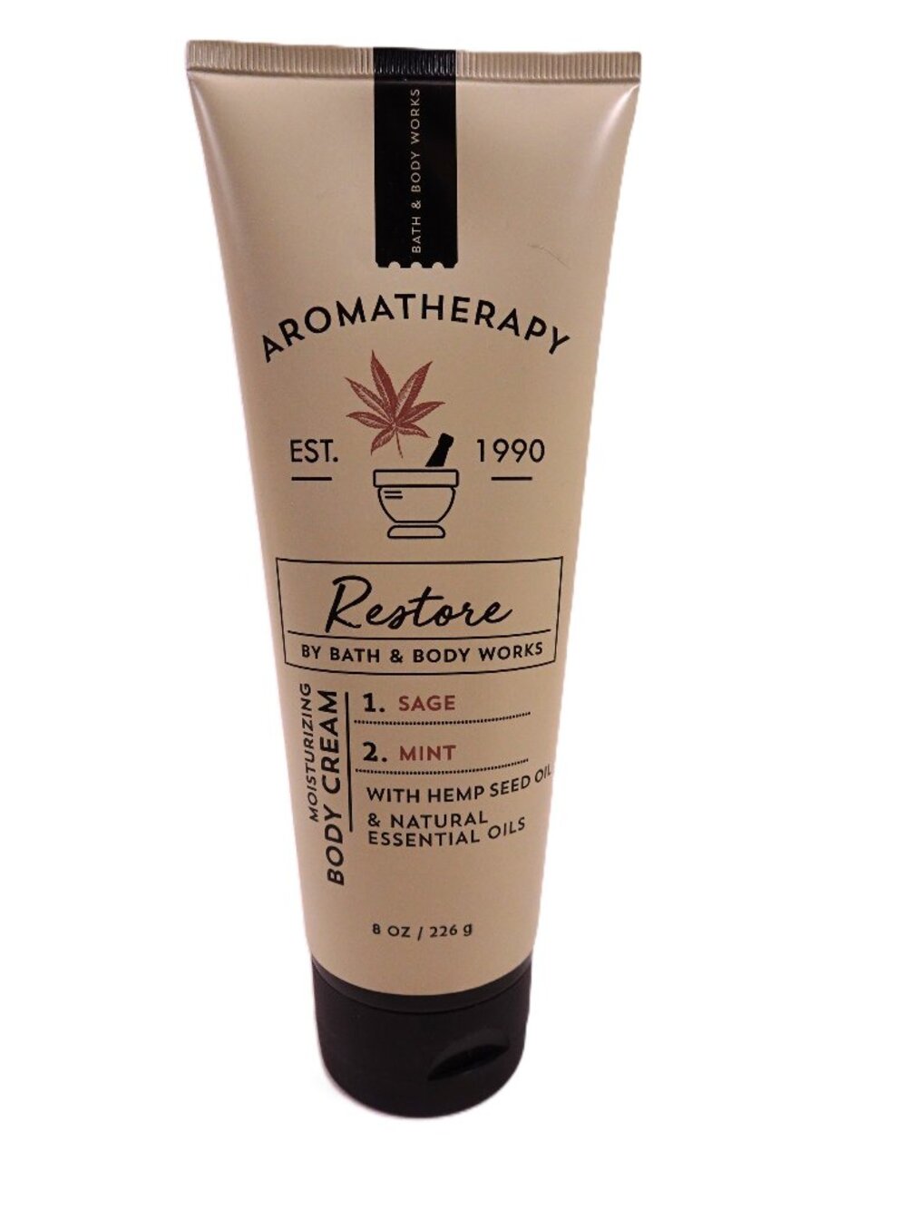 Bath & Body Works Restore Sage Mint Body Cream *READ DESCRIPT* 81% Full Retired